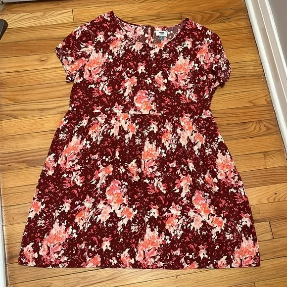 Old Navy floral mini dress - Picture 3 of 8